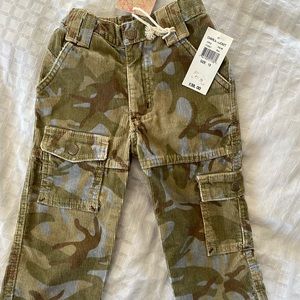 Camo corduroy pants